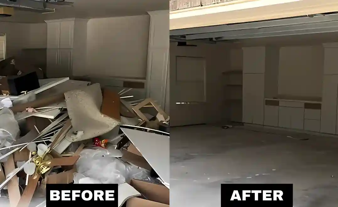 Clear Way Junk Removal Before After